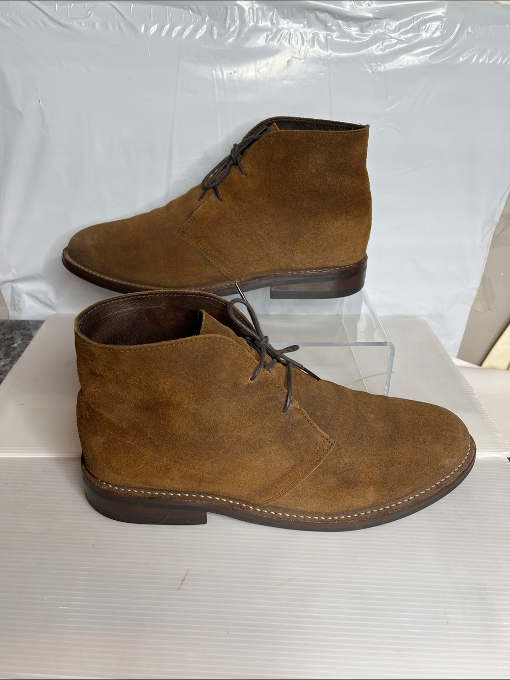 Thursday Sz 11.5 Men's Brown Suede Chukka Boots Lace-Up Style